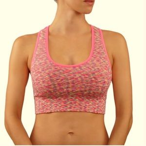 🆕NIP:OtoS Activewear Multicolor Sports Bra- Racer back style: Sz L/XL